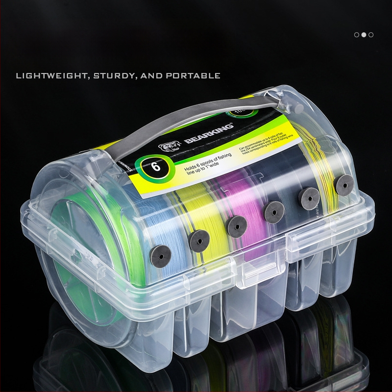 Xiong Wang multifunkcionális horgászzsinór nagy tárolódoboz online tároló PE zsinór nejlon zsinór karbon zsinór hordozható horgászfelszerelés