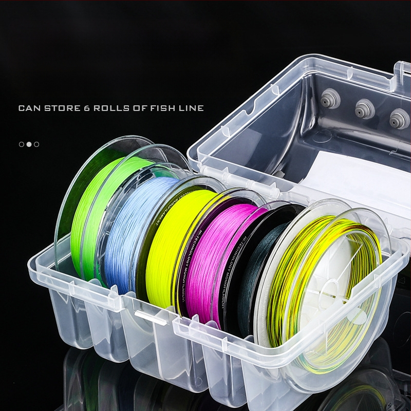 Xiong Wang multifunkcionális horgászzsinór nagy tárolódoboz online tároló PE zsinór nejlon zsinór karbon zsinór hordozható horgászfelszerelés