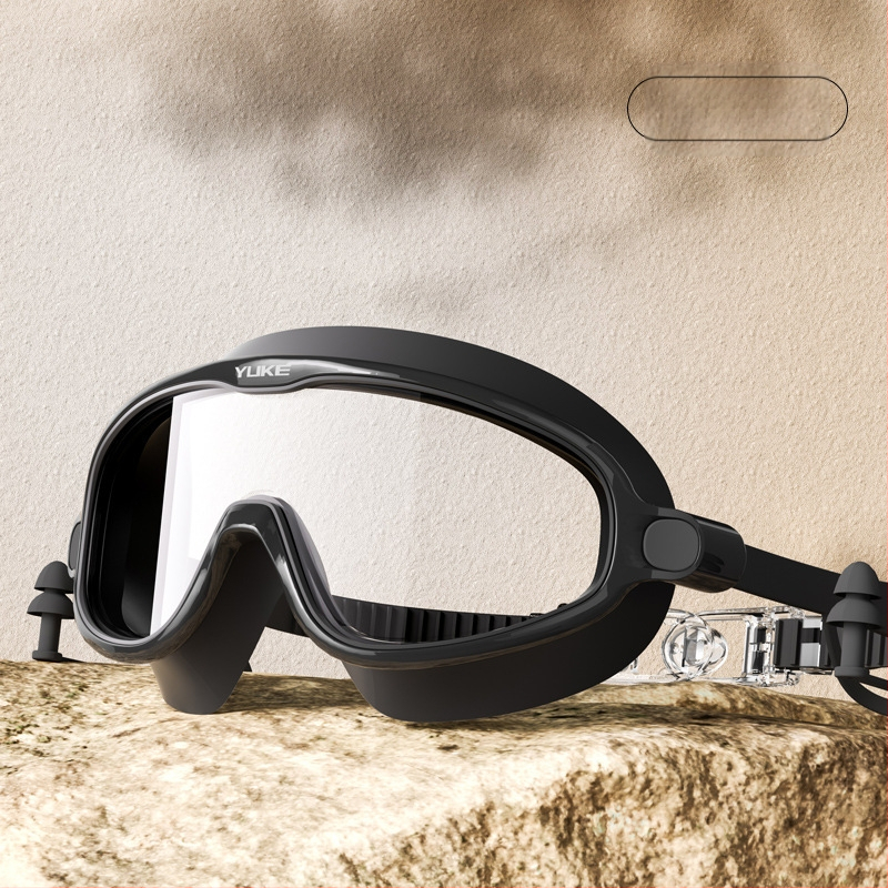 Plaukimo akiniai HD nerasojantys ir vandeniui atsparūs moteriški plaukimo akiniai trumparegystės plaukimo akiniai vyrų plaukimo profesionali įranga