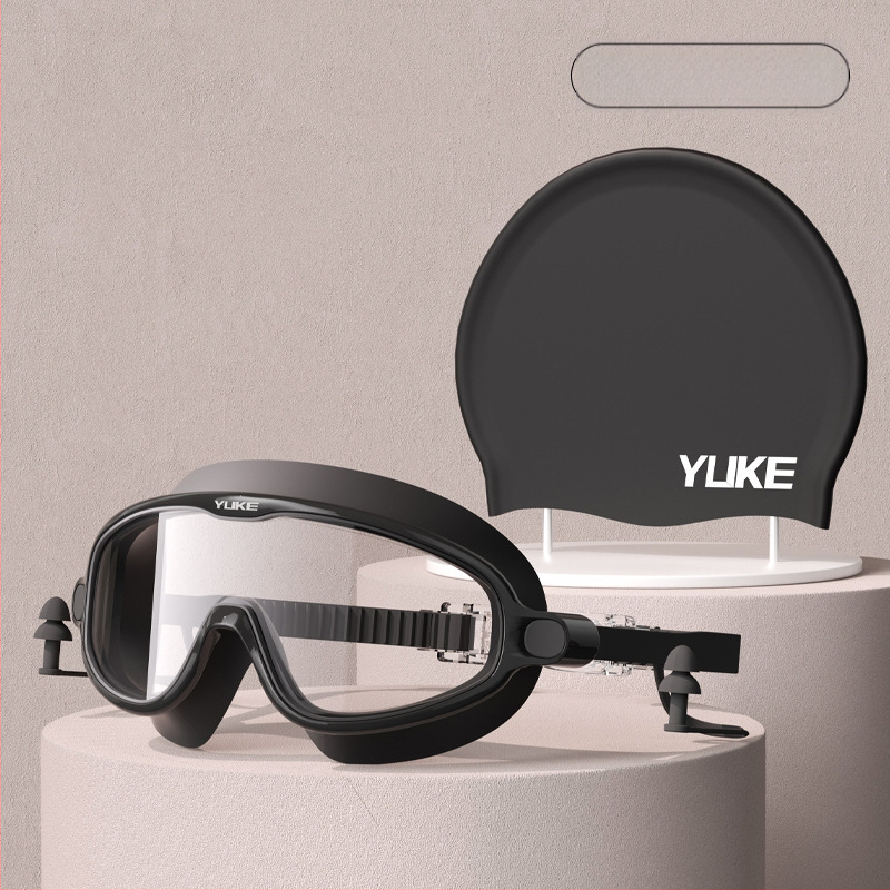 Plaukimo akiniai HD nerasojantys ir vandeniui atsparūs moteriški plaukimo akiniai trumparegystės plaukimo akiniai vyrų plaukimo profesionali įranga