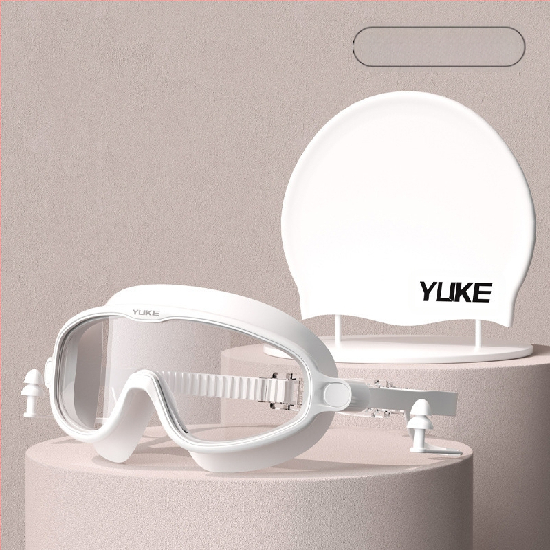 Plaukimo akiniai HD nerasojantys ir vandeniui atsparūs moteriški plaukimo akiniai trumparegystės plaukimo akiniai vyrų plaukimo profesionali įranga