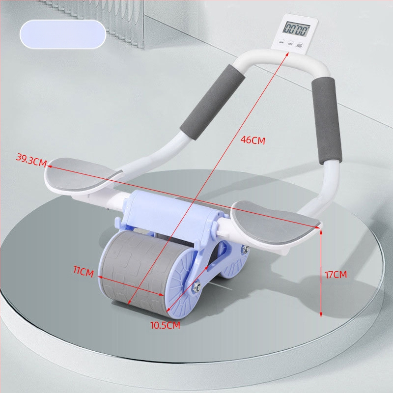 Piiriülene kõhulihaste terviseratas automaatne tagasilöögirull kõhulihaste treenimiseks meeste ja naiste kodumajapidamises kasutatavate küünarnuki tugirullide tootjad hulgimüük