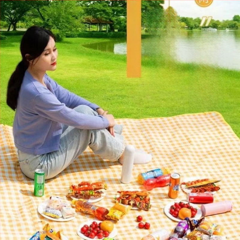 piknikumatt niiskuskindel matt paksendatud õues kasutatav piknikuriie, telkimiseks mõeldud veekindel padi kaasaskantav niiskuskindel riidest telk, kokkupandav