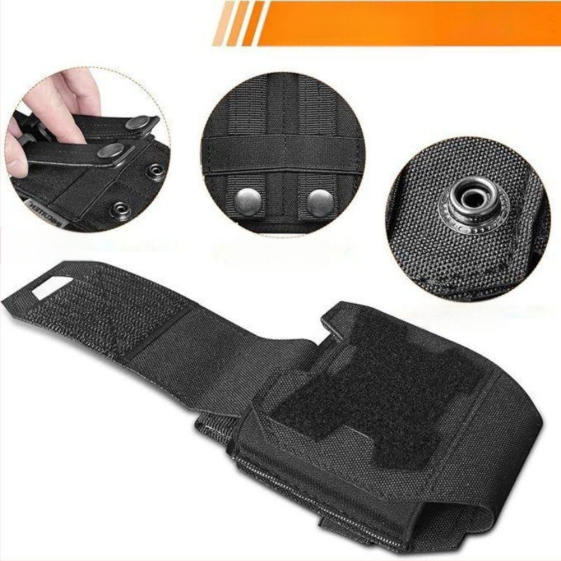 Amazoni kiirkinnitusega korrakaitse käerauad vöökott õues kasutamiseks mõeldud taktikalise turvalisuse patrullitöö tarvikute kiirkinnitusega käekott