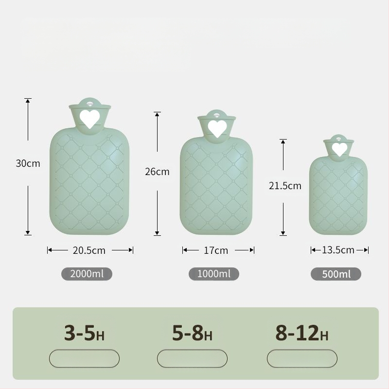 Karšto vandens maišelis, įkraunamas rankų šildytuvas, atsparus sprogimui, nuimamas ir plaunamas, šiltas kūdikio diržas, šildantis peršalimą, menstruacijų metu šildantis pilvuką