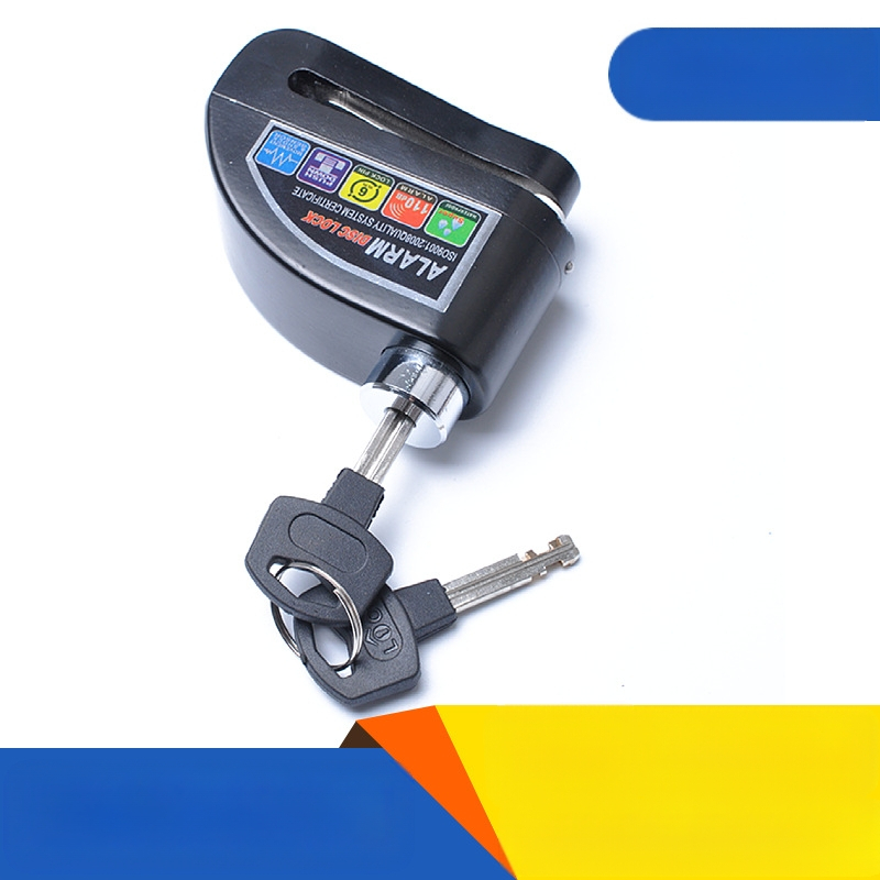 Motocikla pretaizdzīšanas slēdzene, disku bremze, Super B līmeņa slēdzenes cilindrs ar motorollera trauksmes signālu, izturīgs, kluss, stabils un pārnēsājams