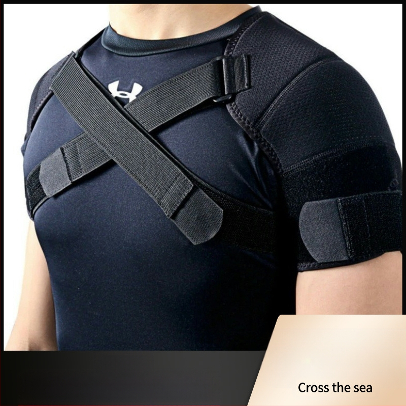 „Amazon Sport“ dvigubi pečių paminkštinimai, dvigubas pečių dirželis, dvikryptis reguliuojamo slėgio kvėpuojantis apsauginis dirželis, kryžminis pečių dirželis.