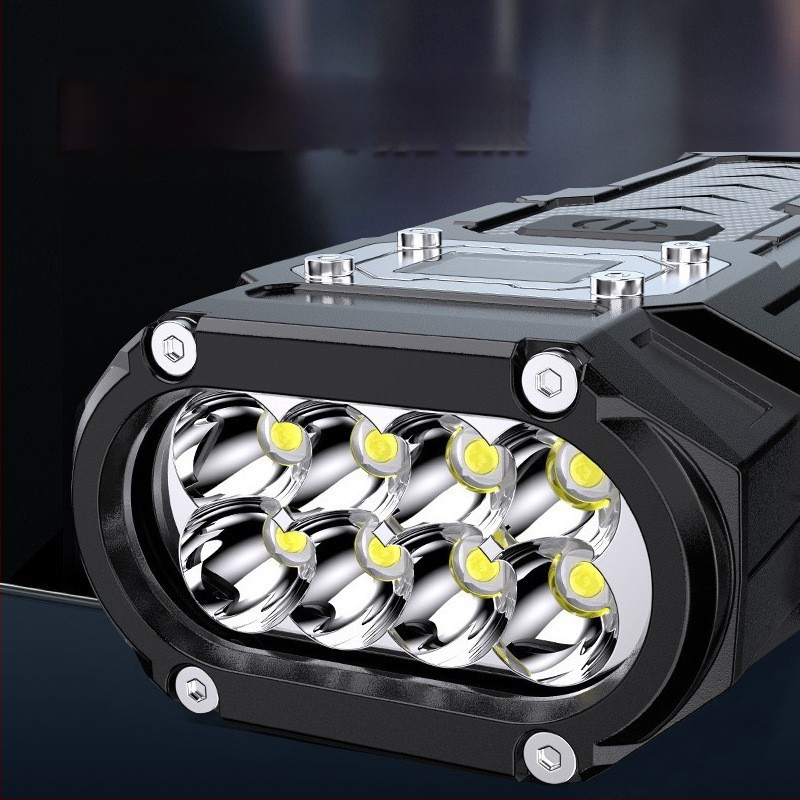 Naujas tarpvalstybinis daugiafunkcis magnetinis stiprus LED žibintuvėlis lauko avarinio apšvietimo įkrovimo lobių automobilių remonto darbo lempai