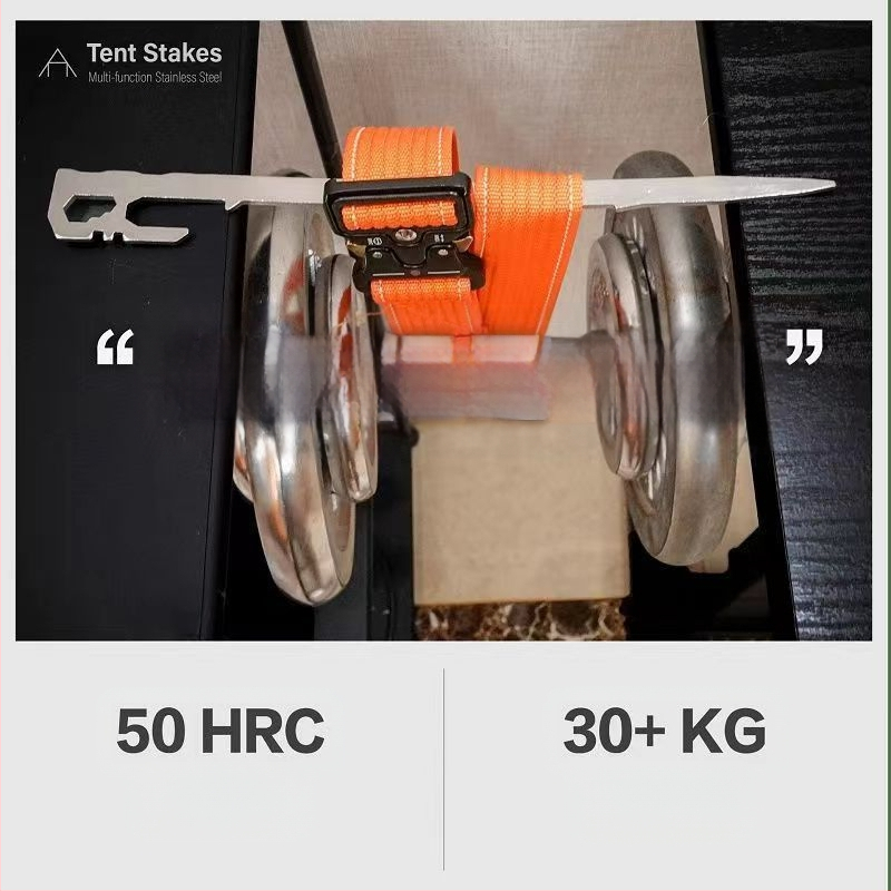 Нови неръждаеми стоманени пирони за заземяване на едро, ултралеки, дебели пирони за заземяване, алпинизъм, къмпинг, пясък, ветроустойчиви пирони