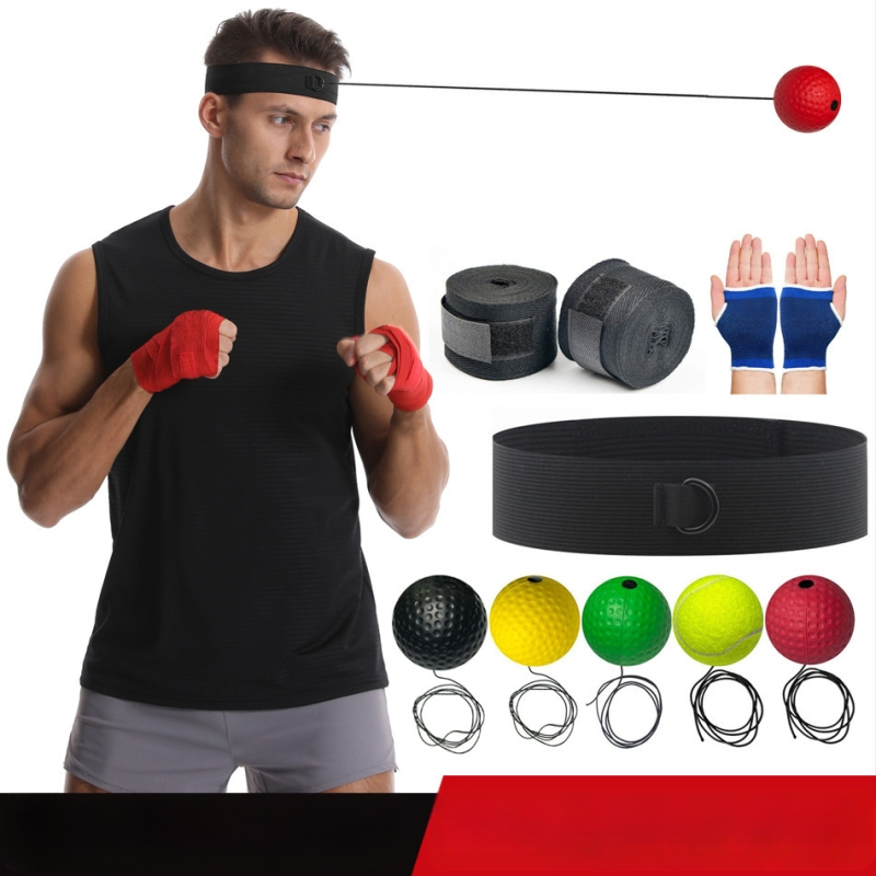 Poksireaktsioonipall, pea külge kinnitatav dekompressiooniventilatsioonipall, maagiline poksikiiruse pall, peretreeningu löögipall, fitnessimasin