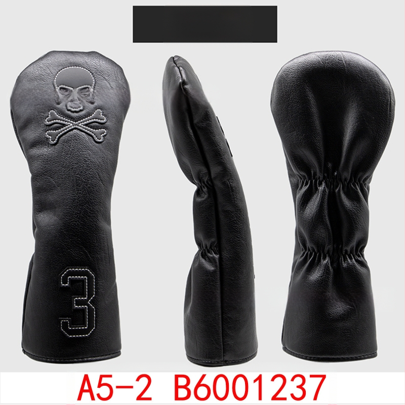 Sandėlyje didmeninė prekyba raudonos ir baltos linijos kaukolės medinio strypo dangteliu stačiu kampu / pusapvaliu / kvadratiniu stūmiklio dangteliu golfo lazdos dangteliu