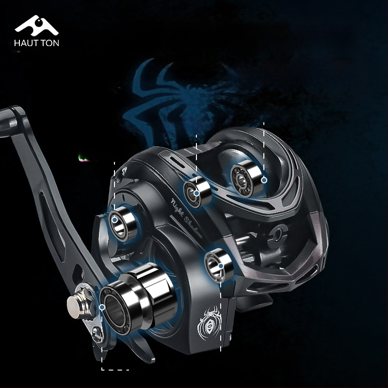 Τροχός ψαρέματος Hao Dun Black Thunder Strong Water Drop Light Thunder Heavy Thunder Universal 7KG Braking Force Single Rocker 51 Luya