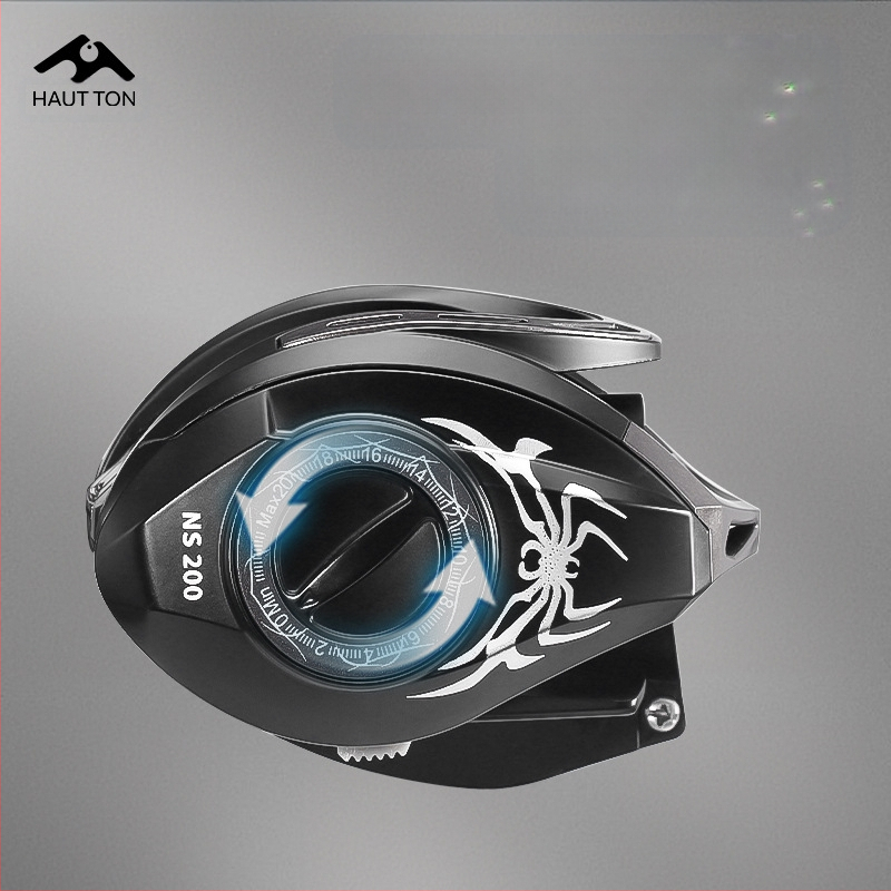 Τροχός ψαρέματος Hao Dun Black Thunder Strong Water Drop Light Thunder Heavy Thunder Universal 7KG Braking Force Single Rocker 51 Luya