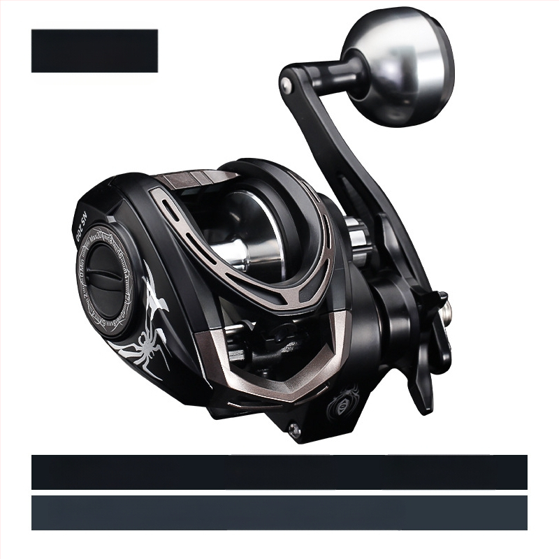 Τροχός ψαρέματος Hao Dun Black Thunder Strong Water Drop Light Thunder Heavy Thunder Universal 7KG Braking Force Single Rocker 51 Luya