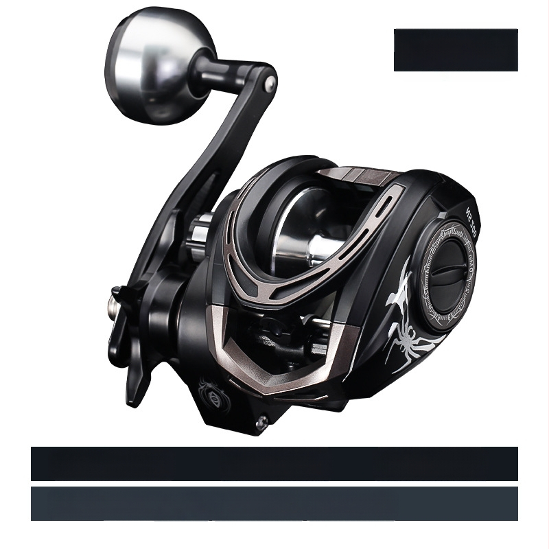 Τροχός ψαρέματος Hao Dun Black Thunder Strong Water Drop Light Thunder Heavy Thunder Universal 7KG Braking Force Single Rocker 51 Luya