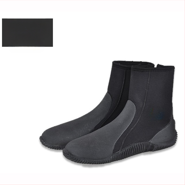 Ekspordikvaliteediga sukeldumissaapad, libisemiskindlad torkekindlad pääste- ja üleujutustõrjeks mõeldud 5 mm paksused kõrge säärega snorgeldamis- ja rannajalatsid