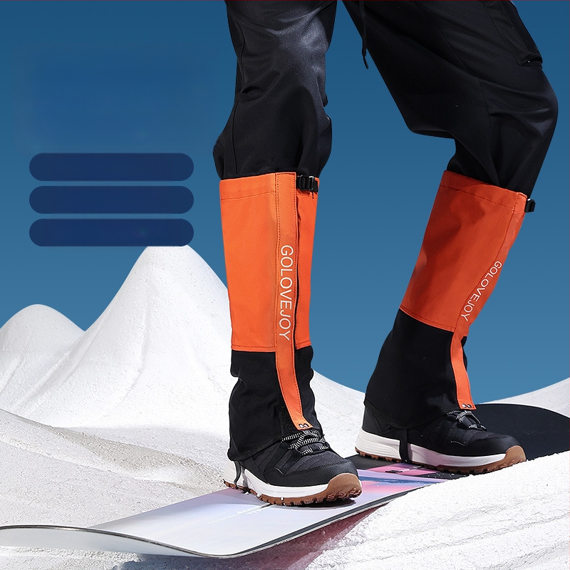 Talvised professionaalsed meeste ja naiste suusaronimisjalatsite katted, lumekate, veekindlad, hingavad, soojad, fliisvoodriga säärised, jalakatted