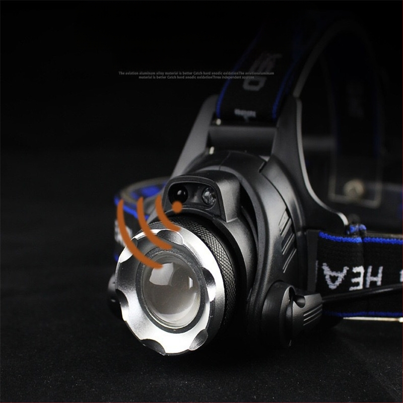T6 suumlaetav esilatern, tugeva valgusega 100W pikamaa esilatern, hulgimüügis öise kalapüügi liitiumakuga välistingimustes kasutatav esilatern