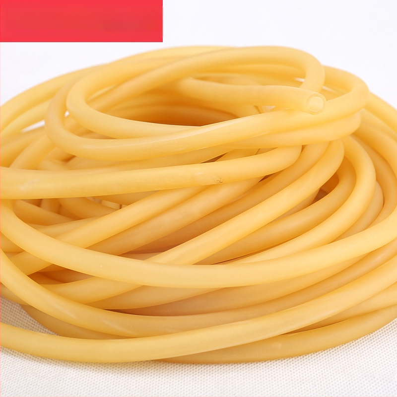 6090 natūralaus latekso vamzdelis su apvalia guma, timpa, guminė juosta, varžyboms, žvejybai, chemijai, medicinos įrangai