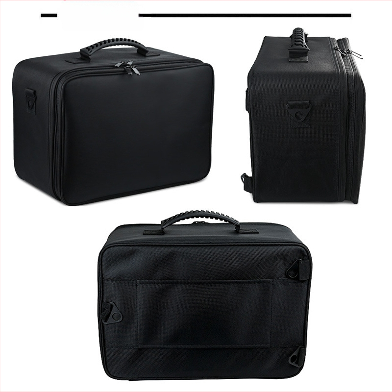 Kõrgendatud professionaalne meigikunstniku kosmeetikakott kaasaskantav multifunktsionaalne küünte ilu ripsmete tätoveeringute tikkimise tööriistakast