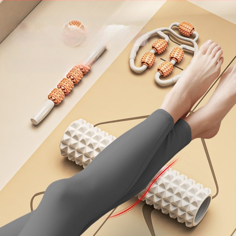 Jooga vahurull Fitness Salendav jalgade harjutus Massaaž Venitusvaht Wolf-Tooth Stick Factory Salendav jalgade seade