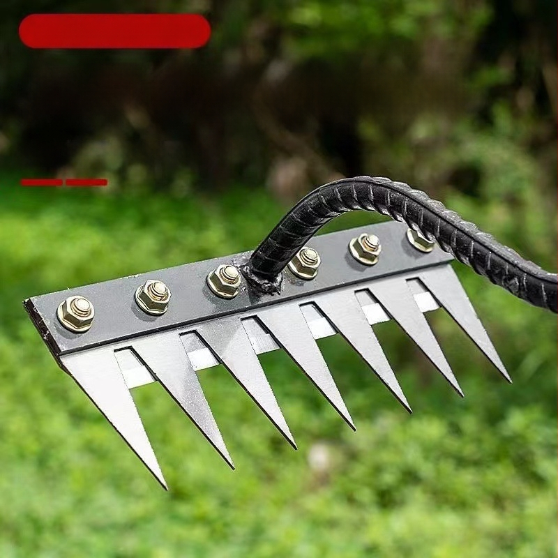 Daugiafunkcis ravėjimo įrankis, daugiafunkcis ravėjimo artefaktas, nuimamas grėblys, besisukantis dirvožemio kauptukas, ūkio grėblys, buitinis