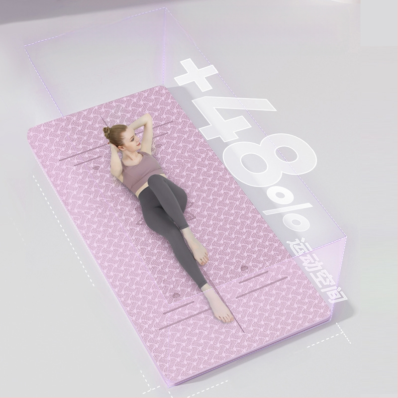 Zhenle lányoknak szóló speciális jógaszőnyeg, csúszásmentes, vastagított és szélesített, sport- és táncszőnyeg, hangszigetelő, ütéscsillapító, fitneszszőnyeg