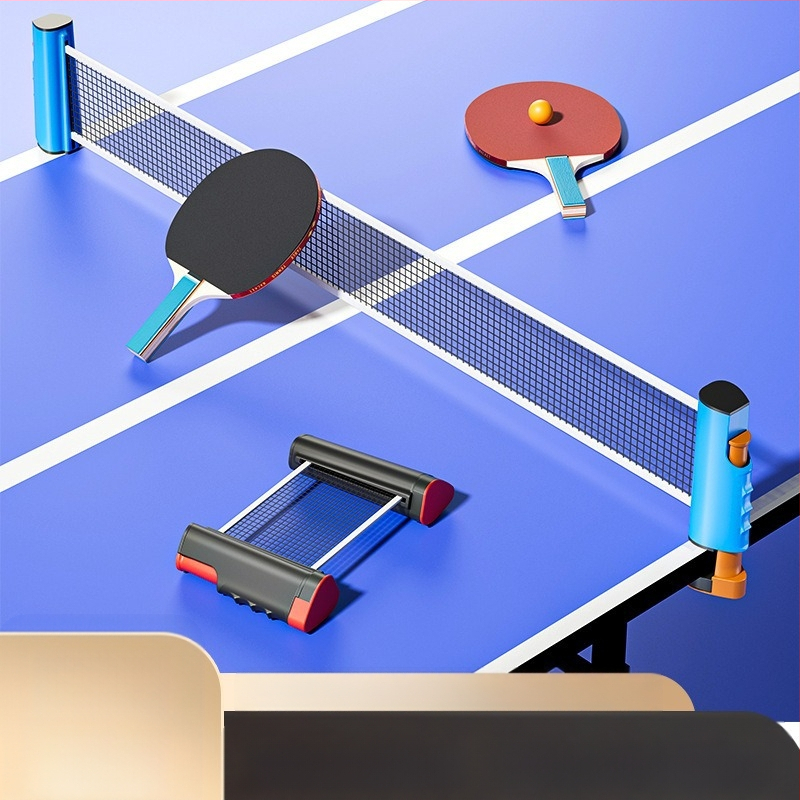 Stalo teniso tinklo rėmas, nešiojamas, universalus blokinis stalo teniso stalas, vidurinis tinklas, kolekcija, nemokamas teleskopinis, didelis spaustukas, žiotys