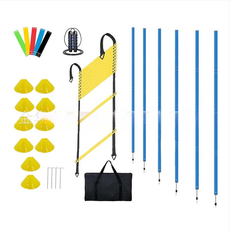 Futballedzés Agilis létra Logó Tárcsás ellenállás Esernyő Puha ruha Ugrórács Agilis létra Kötéllétra Edzőruha