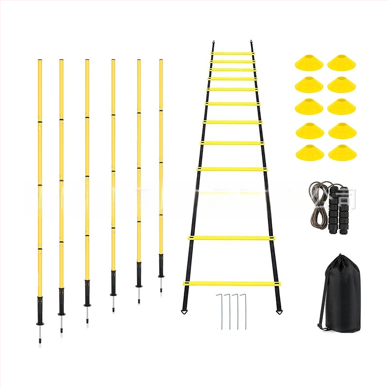 Futballedzés Agilis létra Logó Tárcsás ellenállás Esernyő Puha ruha Ugrórács Agilis létra Kötéllétra Edzőruha