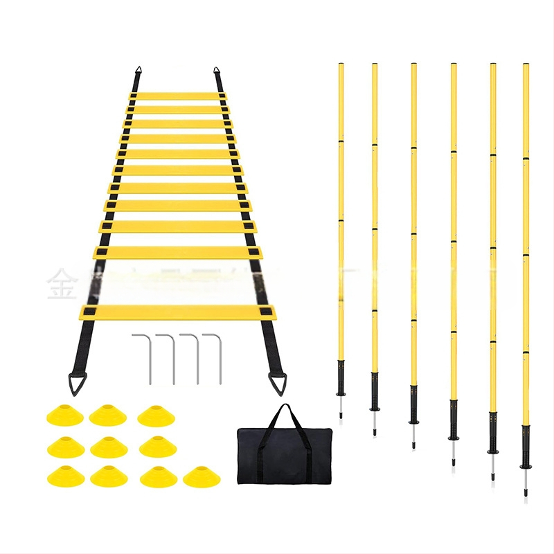 Futballedzés Agilis létra Logó Tárcsás ellenállás Esernyő Puha ruha Ugrórács Agilis létra Kötéllétra Edzőruha
