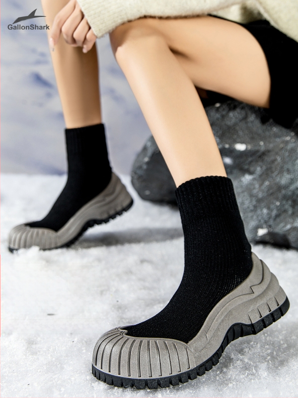 Goren Shark kültéri túrázáshoz, szélálló, gyapjúbéléssel, vastagított, meleg tapadású, csúszásmentes, hómászáshoz, vízálló, terepfutó túracipő