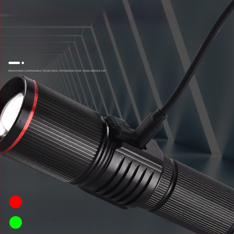 LED vízálló teleszkópos zoom 5W infravörös zseblámpa 850nm kültéri töltőfény 940nmDIY zseblámpa 21700