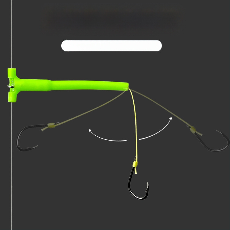 Vânătoare nou anti-înfășurare șir cârlig set de pescuit set mare tijă tijă Isekin manșon Maru World cârlig special pentru pescuit maritim