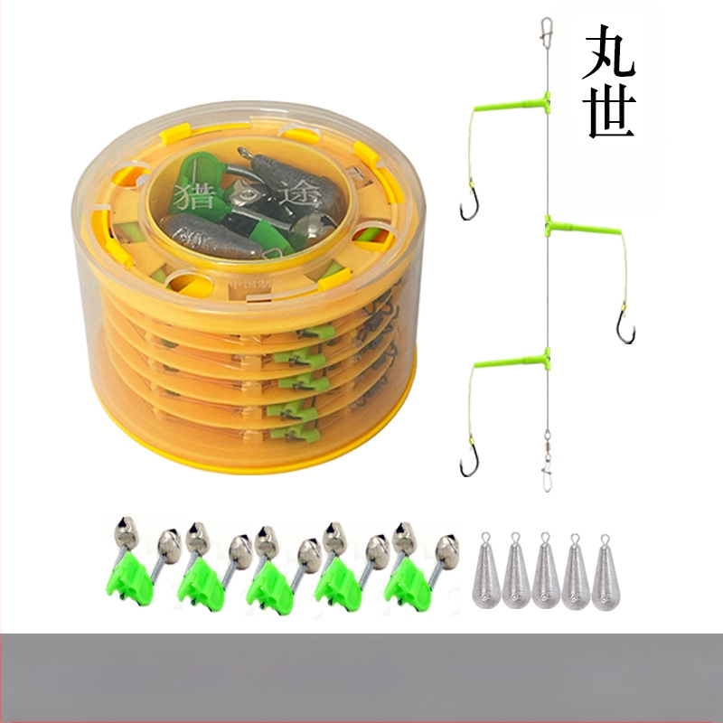 Vânătoare nou anti-înfășurare șir cârlig set de pescuit set mare tijă tijă Isekin manșon Maru World cârlig special pentru pescuit maritim