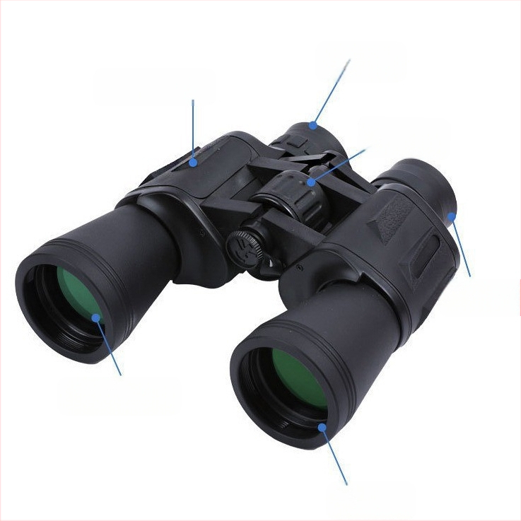 Piiriülene hulgimüügi binokkel 20X50 teraga suure võimsusega kõrglahutusega hämaras nägemiseks välikontsertide tuur