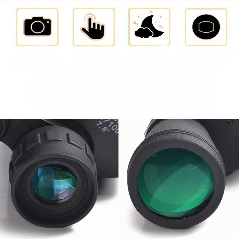 Piiriülene hulgimüügi binokkel 20X50 teraga suure võimsusega kõrglahutusega hämaras nägemiseks välikontsertide tuur