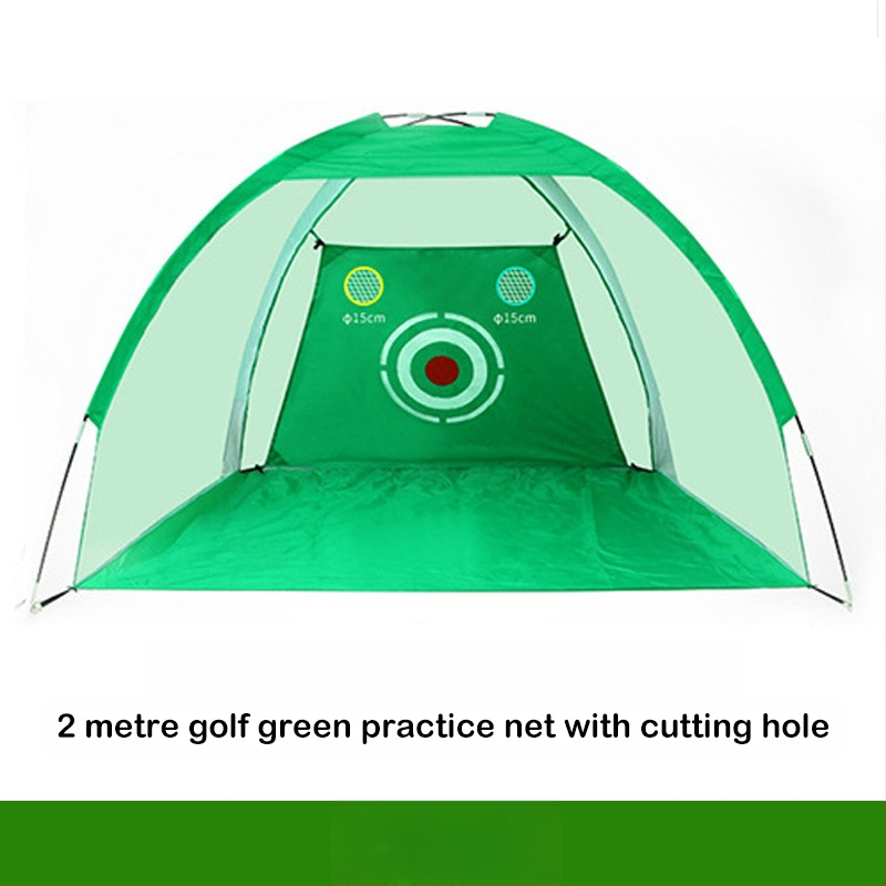 Gyárilag közvetlen szállítású hinta edző hintaháló ütőketrec levehető, kényelmes beltéri golf gyakorlóháló