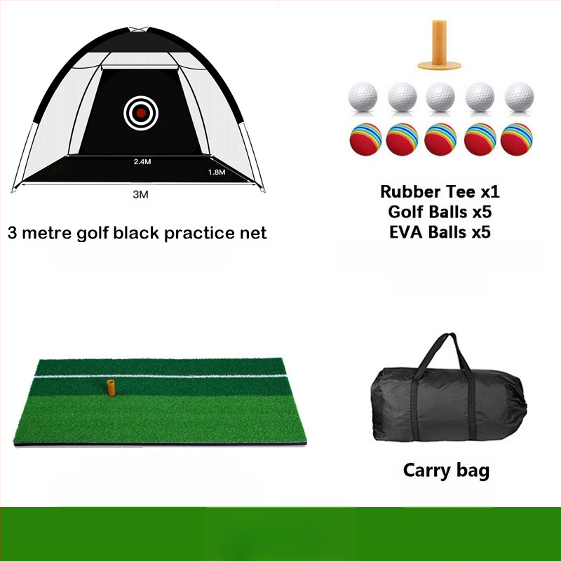 Gyárilag közvetlen szállítású hinta edző hintaháló ütőketrec levehető, kényelmes beltéri golf gyakorlóháló