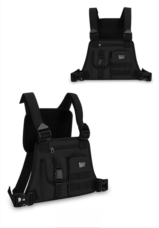 Férfi élénk színű, egyszerű, könnyű mellkasi táska, mobiltelefon táska, divatos, sport stílusú, európai és amerikai trendi férfi táska, határokon átnyúló férfi táska