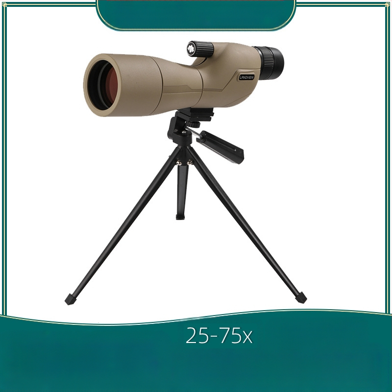 Tehase hulgimüügi 25-75x60 suumlinnuvaatlusmonokulaarne teleskoop HD suure võimsusega punane film hämaras nägemiseks, saab saata teie nimel