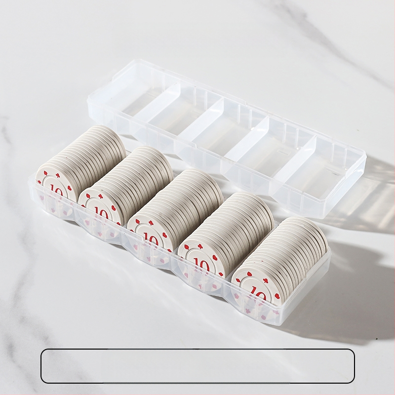 Bónusz Érme Sakk és Kártyaszoba Kártyák Póker Játék Pontok Kártyagép Texas Hold`em Mahjong Zseton Érme Műanyag