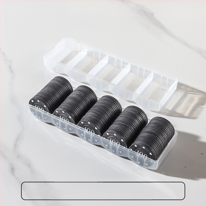 Bónusz Érme Sakk és Kártyaszoba Kártyák Póker Játék Pontok Kártyagép Texas Hold`em Mahjong Zseton Érme Műanyag