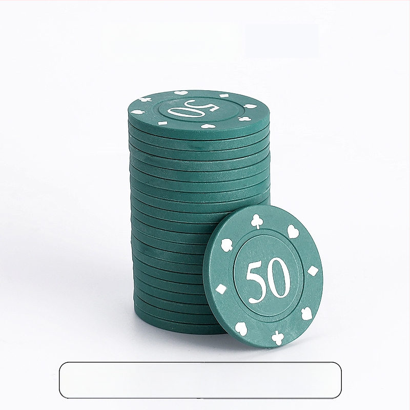 Bónusz Érme Sakk és Kártyaszoba Kártyák Póker Játék Pontok Kártyagép Texas Hold`em Mahjong Zseton Érme Műanyag