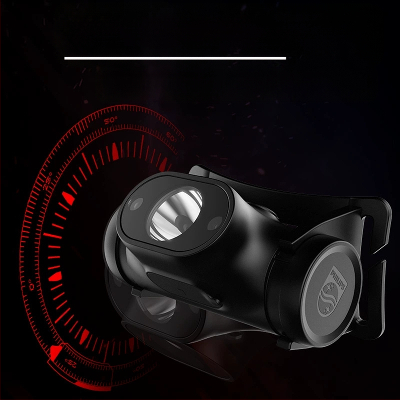 Piiriülene Philipsi Sfl1851 ülikerge nutika anduriga esilamp matkamiseks, telkimiseks ja patrullimiseks, pea külge kinnitatav esilamp