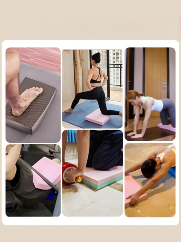 Mekana podloga za ravnotežu, ravna podloga za potporu, rehabilitacijska stabilna podloga za laktove, mekani kolaps, mekana sofa, protuklizna prostirka za trening jezgre kod kuće