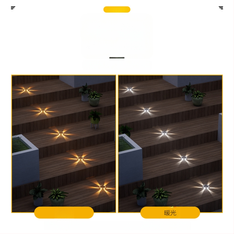 Napelemes LED földalatti lámpa kültéri vízálló műanyag kerti dekoráció földi dugós lámpa gyep táj eltemetett fény szuper fényes