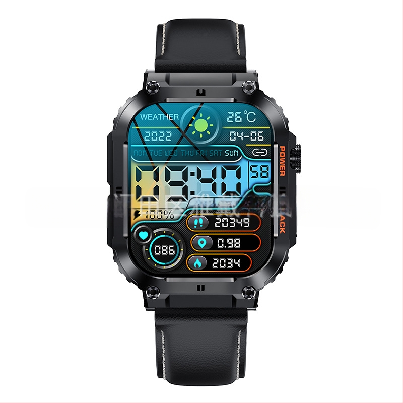 Naujas tarpvalstybinis išmanusis laikrodis „K57PRO“ su „Bluetooth“ skambučių informacija, spaudžiama išmanioji apyrankė, sportinis laikrodis „Generation“