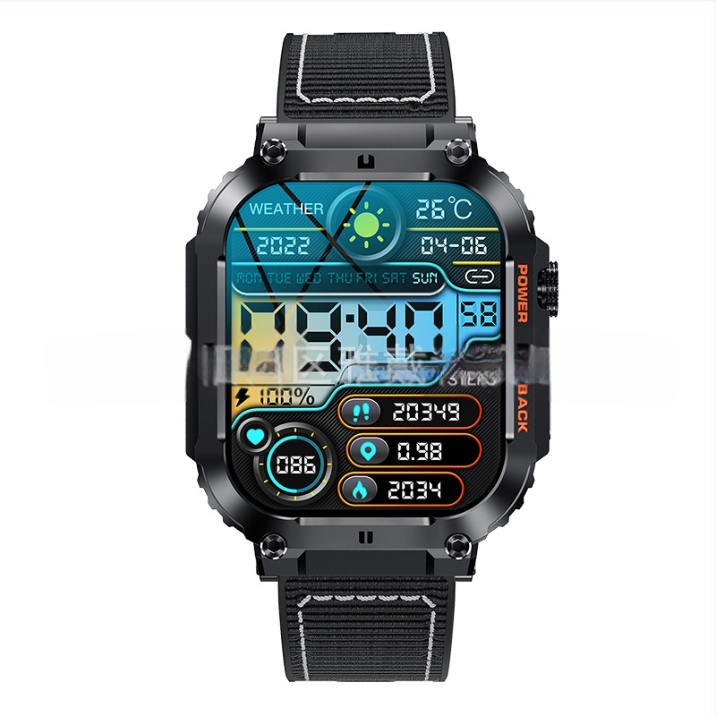 Naujas tarpvalstybinis išmanusis laikrodis „K57PRO“ su „Bluetooth“ skambučių informacija, spaudžiama išmanioji apyrankė, sportinis laikrodis „Generation“