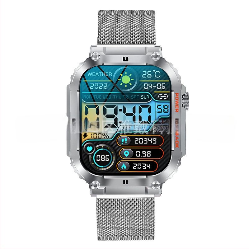 Naujas tarpvalstybinis išmanusis laikrodis „K57PRO“ su „Bluetooth“ skambučių informacija, spaudžiama išmanioji apyrankė, sportinis laikrodis „Generation“